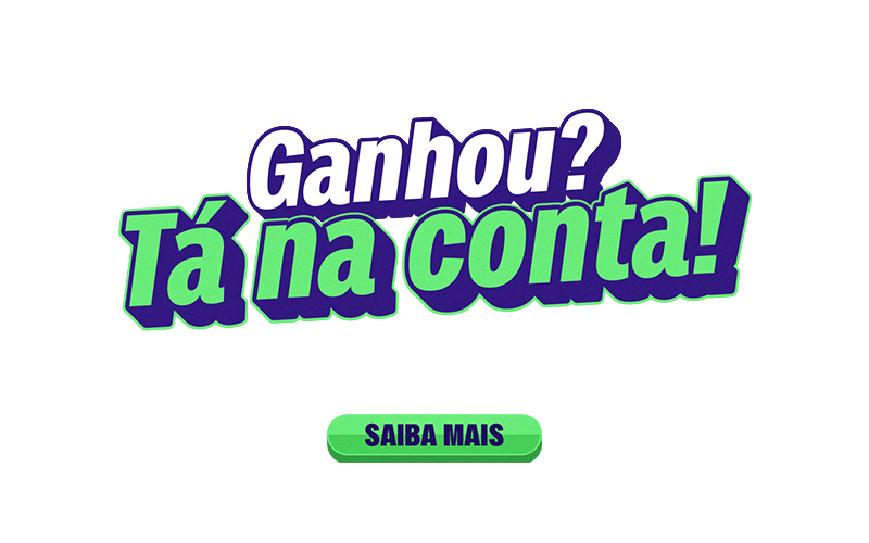 Ganhe e receba em minutos! 